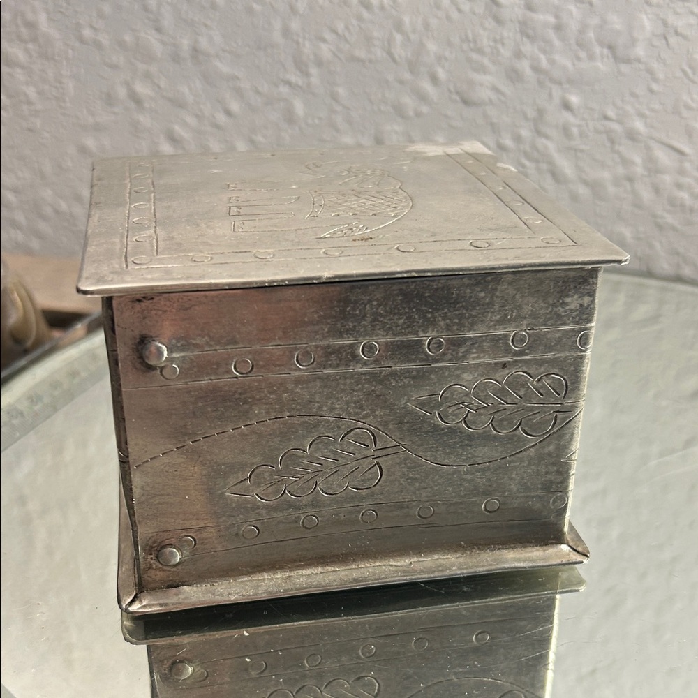 Silver Decorative Box with Elephant Design - Picture 5 of 16